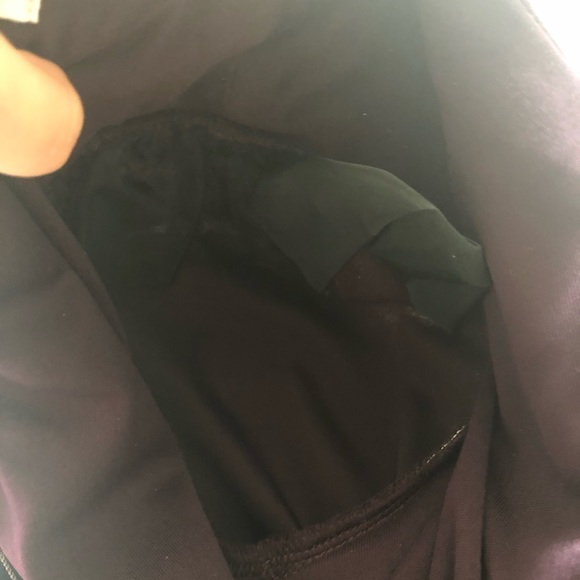 Calvin Klein Velvet Puff Sleeve Ruched Dress - Picture 10 of 16